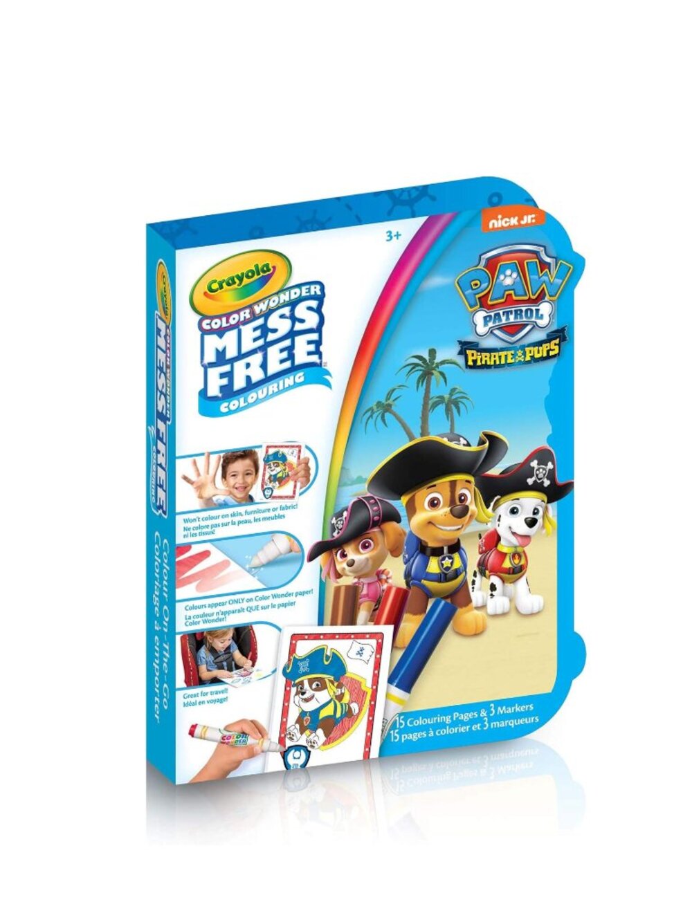 Crayola Paw Patrol Pirate Pups Mess Free On-The Go Colouring Pad Set New Sealed